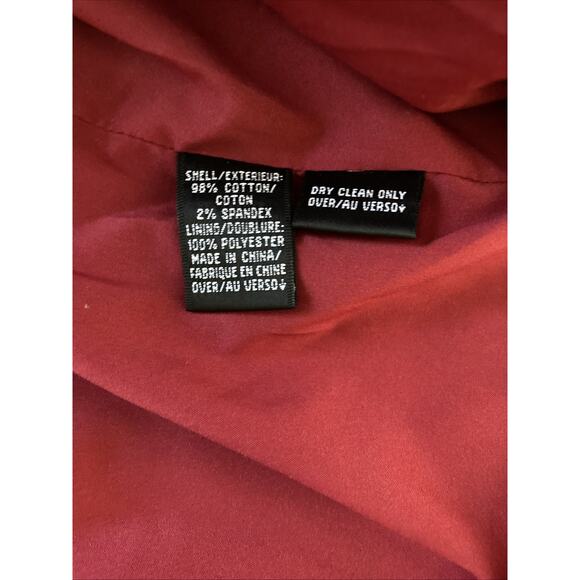 Dana Buchman Womans Velvet Blazer Sz XXL ? Red Patterned Holiday Whimsy Goth - Picture 9 of 12